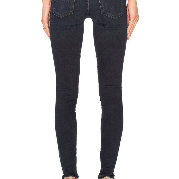 AGOLDE Sophie High Rise Skinny in Stage Dark Blue Denim Jeans 30 - Picture 2 of 7